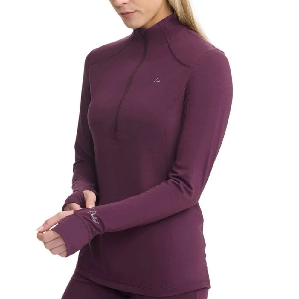 Paradox Merino Wool 1/4 Zip Base Layer Top Womens Small